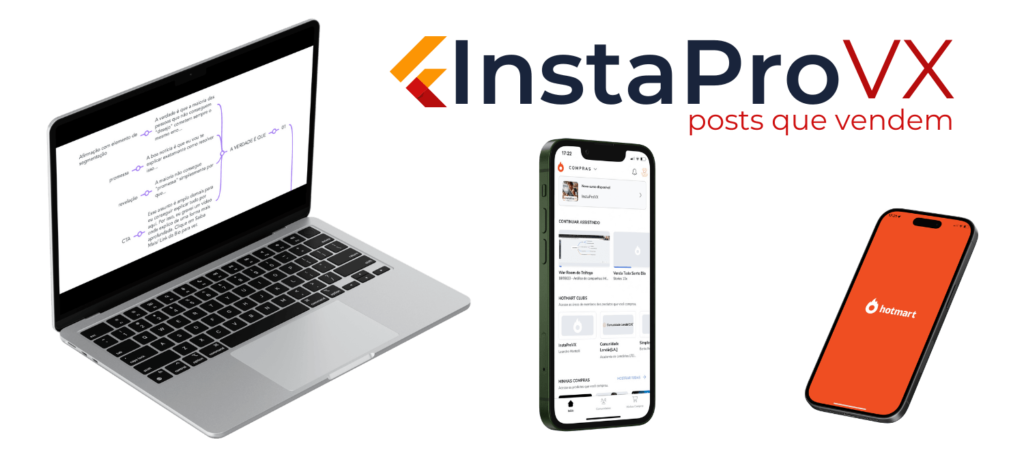 mockup instapro vx com logo